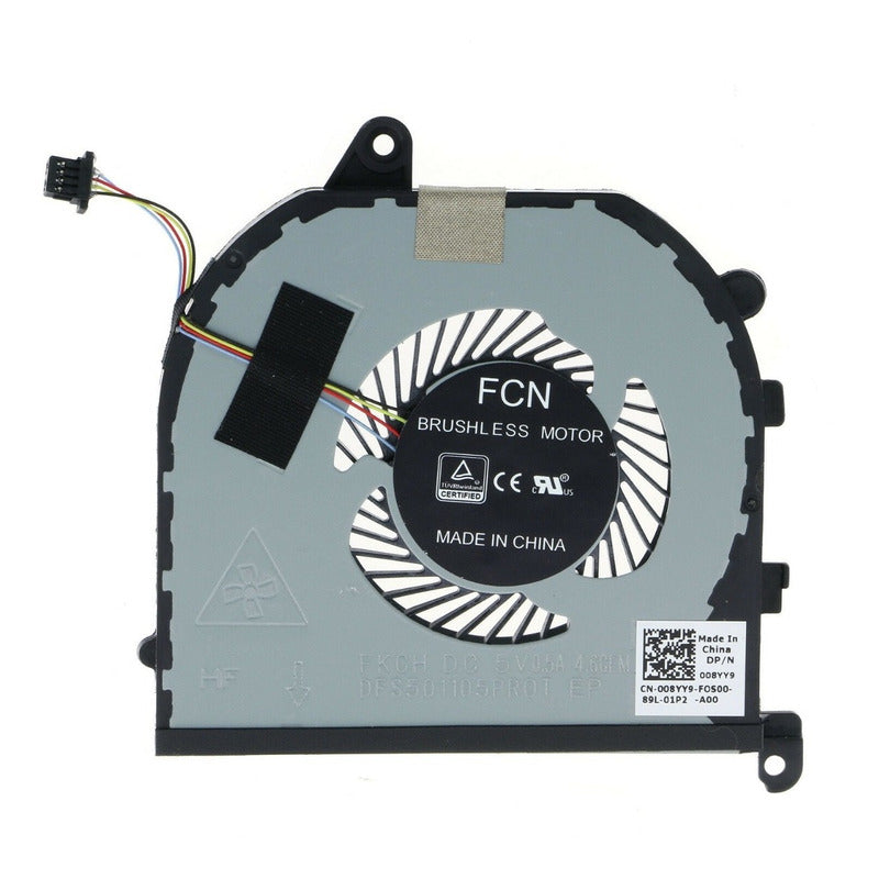 Ventilador Dell Xps 15 9570 7590 008yy9 0f01px Cpu V147 A