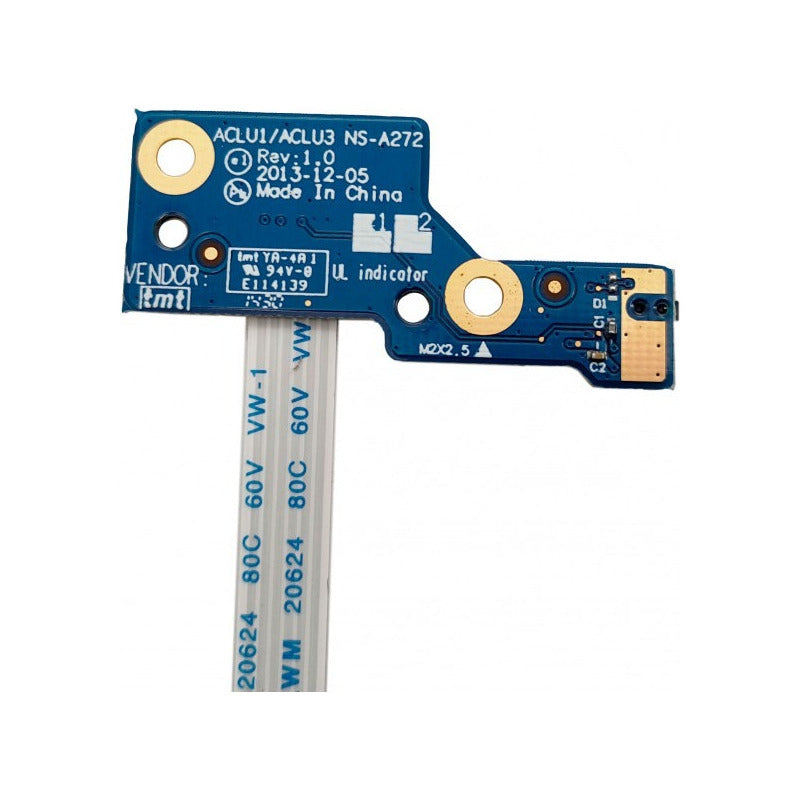 Boton De Encendido Lenovo G40-80 Z40-70 G40-30 Ns-a363 B25