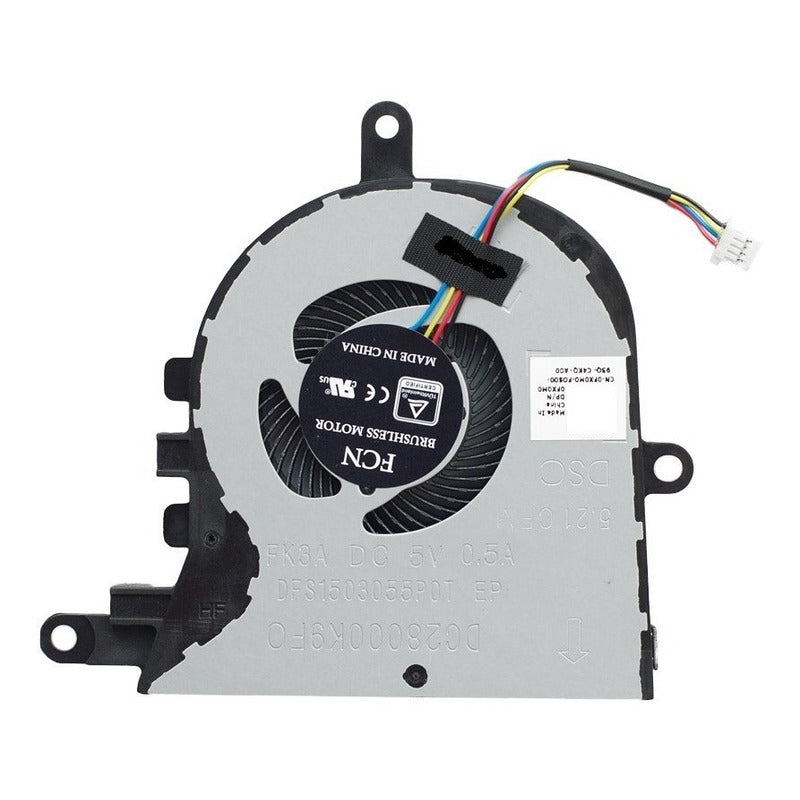 Ventilador Dell Inspiron 15 5570 5575 P75f 0npfw6 0fx0m0 V82