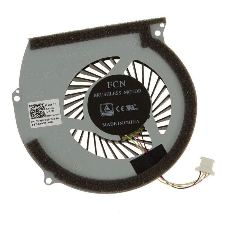 Ventilador Dell Inspiron 7566 7567 P65f 0nww0w Derecho V39 A