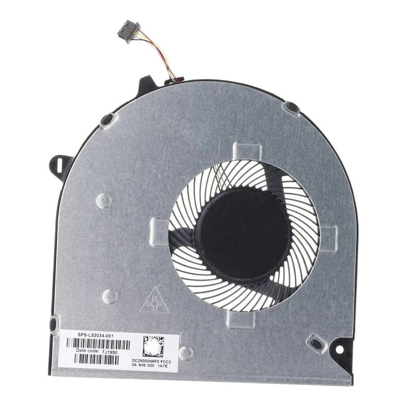 Ventilador Hp 15-dw 15-du 15s-du L52034-001 Dc28000n6f0 V272