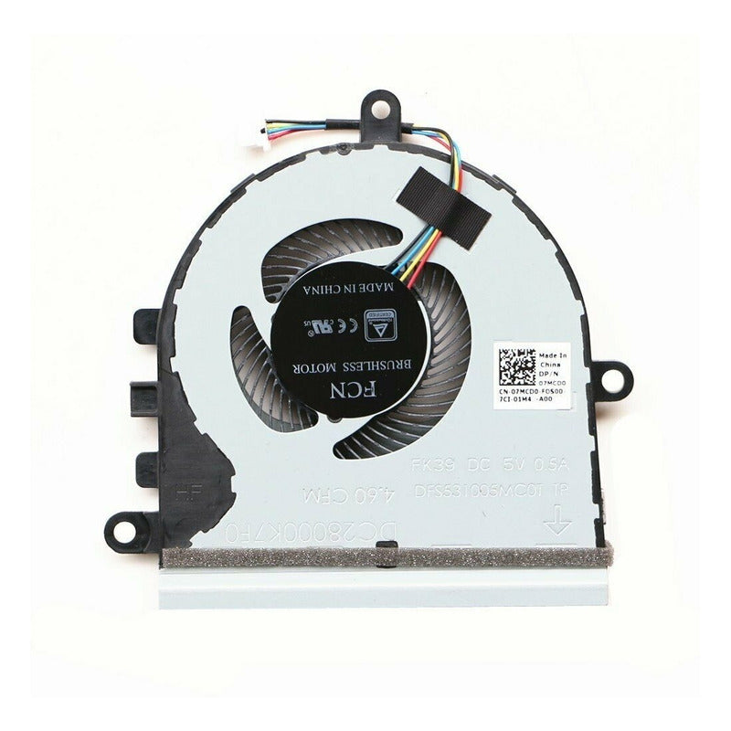 Ventilador Dell Inspiron 15 5575 5570 P75f  Cn-07mcd0 07mcd0  7mcd0 Dc28000k7f0  Dfs531005mc0t  Fk39 V98