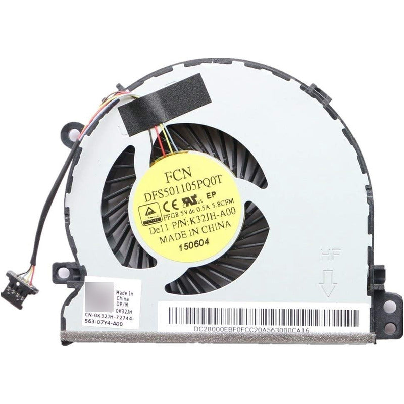 Ventilador Dell Latitude 3550 3450 0k32jh Dc28000ebs0 V286