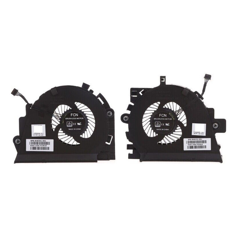 Ventilador Hp Zbook 15 G3 848251-001 848252-001 Cpu & Gpu