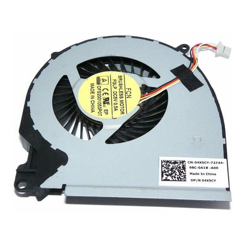 Ventilador Dell Inspiron 15 5577 7557 7559 5576 Cn-04x5cy 04x5cy 4x5cy Fglp-dfs2001053p0t Derecho Gpu V92 B