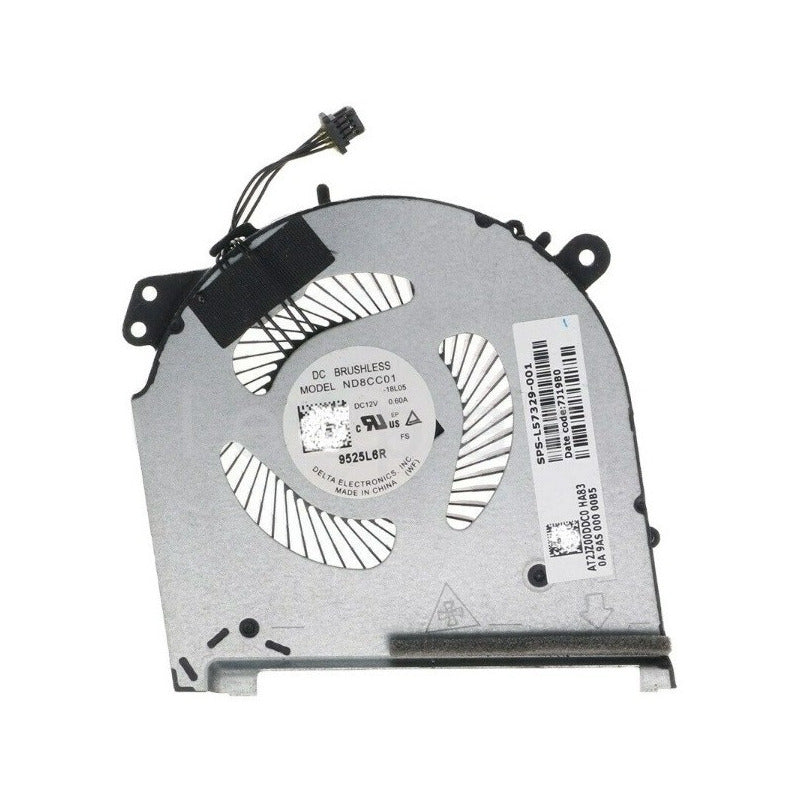 Ventilador Hp Omen 15-dh Nd8cc01-18l05 Lado Gpu 12v V218 B