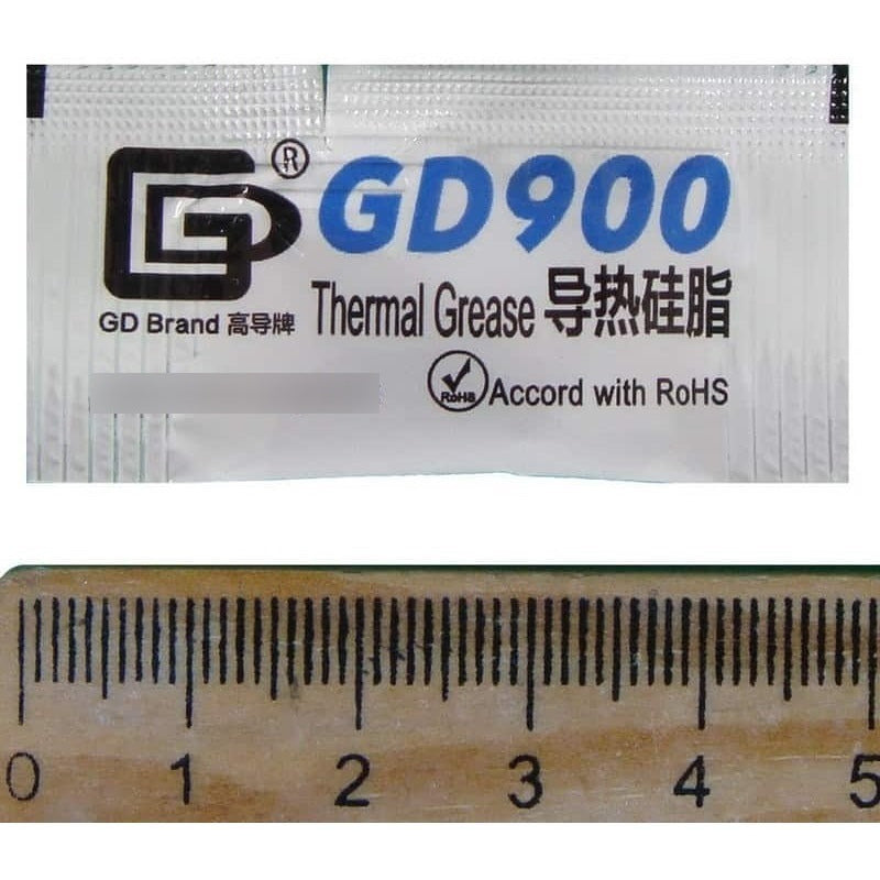Pasta Termica Gris Gd900 0.5 Gr 4,8 W/m-k Alta Conductividad