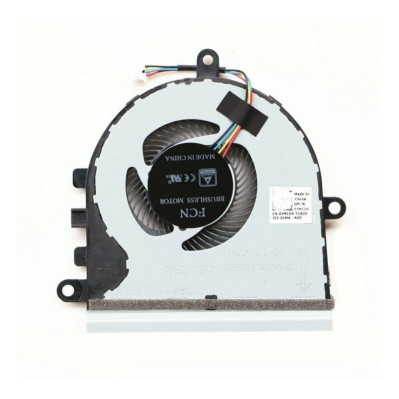 Ventilador Dell Inspiron 15 5575 5570 P75f  Cn-07mcd0 07mcd0  7mcd0 Dc28000k7f0  Dfs531005mc0t  Fk39 V98