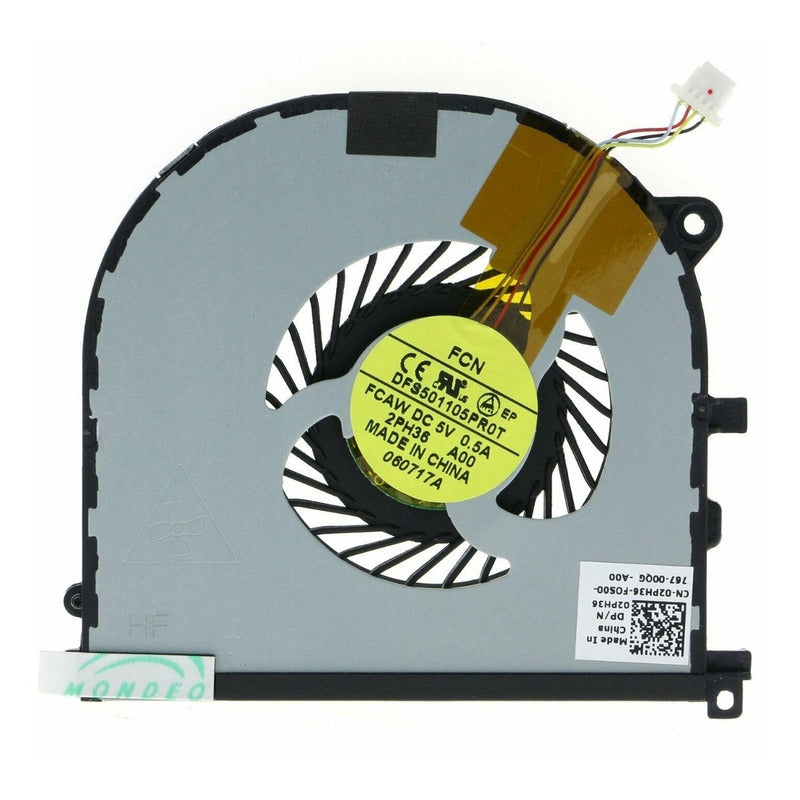 Ventilador Dell Precision M3800 2ph36 Dc28000dqf0 Izq V104 A