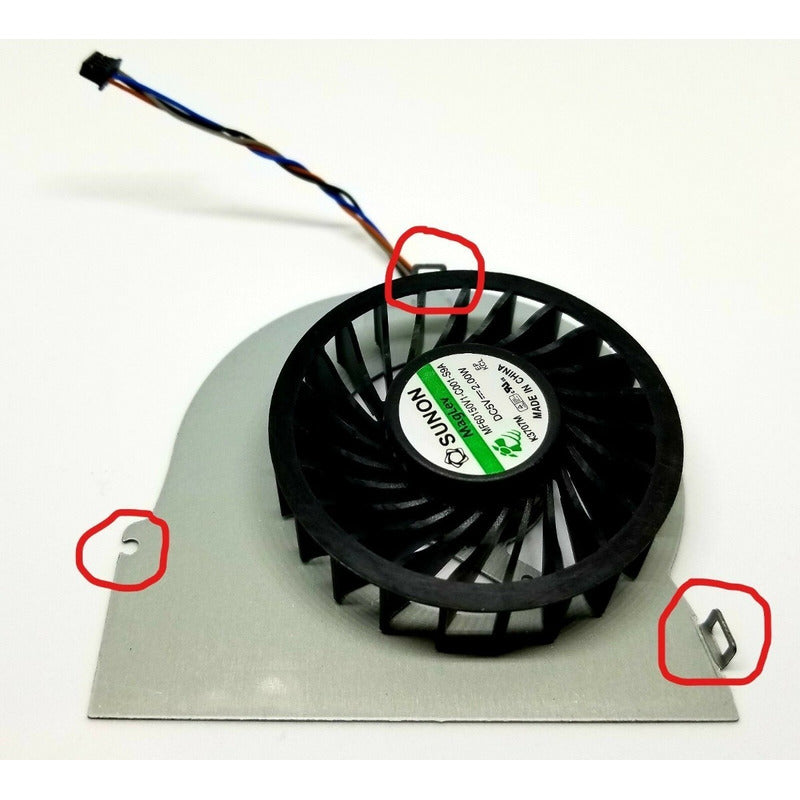 Ventilador Hp Elitebook 8560p 8460w Mf60150v1-c001-s9a V90